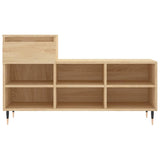 Schoenenkast 102x36x60 cm bewerkt hout sonoma eikenkleurig