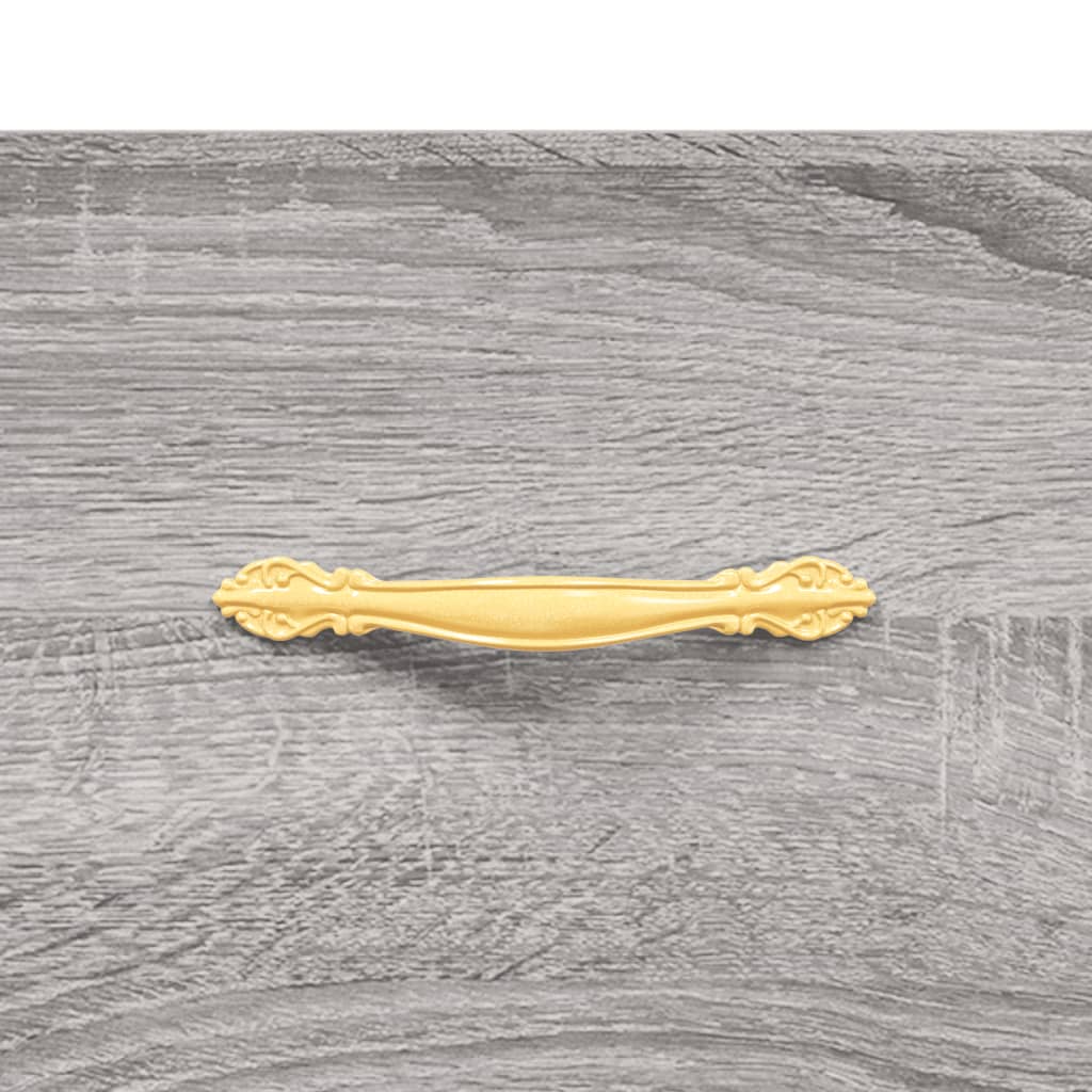 Schoenenkast 102x36x60 cm bewerkt hout sonoma grijs