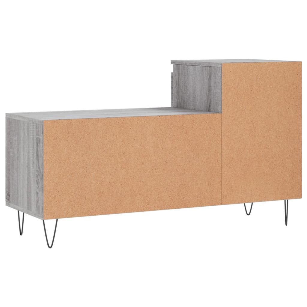 Schoenenkast 102x36x60 cm bewerkt hout sonoma grijs