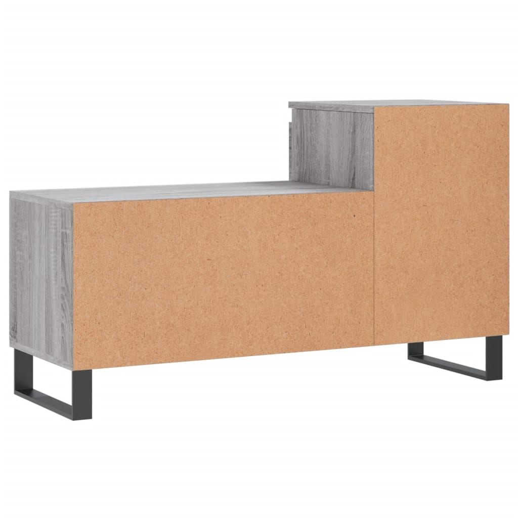 Schoenenkast 102x36x60 cm bewerkt hout sonoma grijs