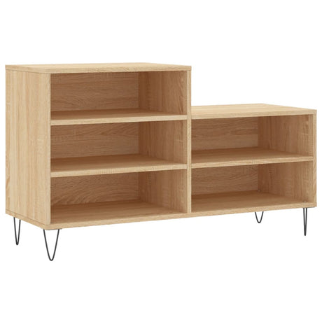 Schoenenkast 102x36x60 cm bewerkt hout sonoma eikenkleurig