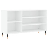 Schoenenkast 102x36x60 cm bewerkt hout wit