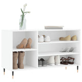 Schoenenkast 102x36x60 cm bewerkt hout wit