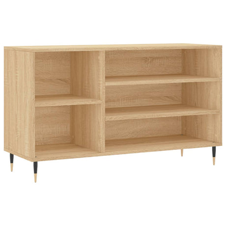 Schoenenkast 102x36x60 cm bewerkt hout sonoma eikenkleurig