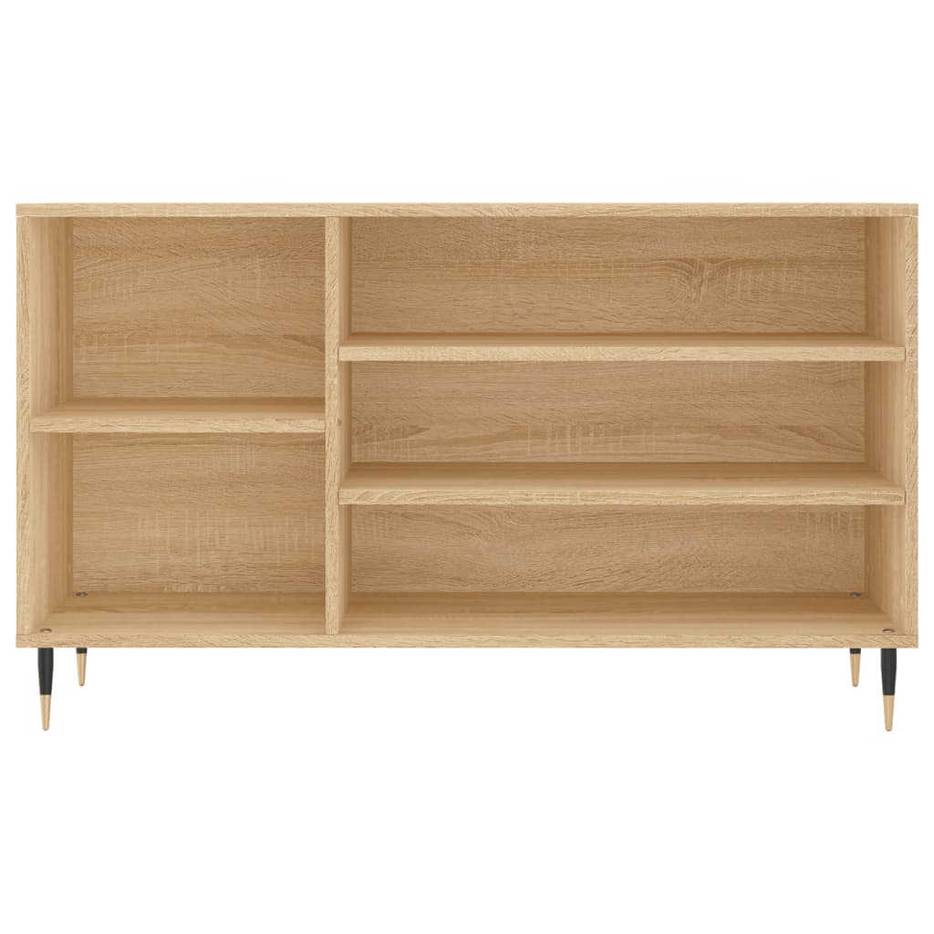 Schoenenkast 102x36x60 cm bewerkt hout sonoma eikenkleurig