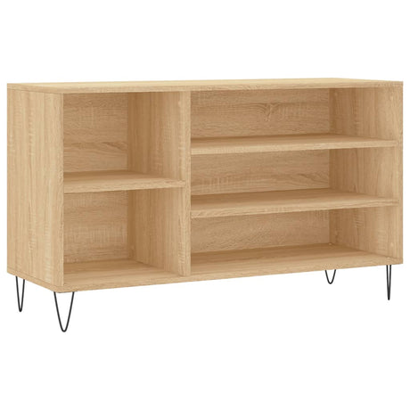 Schoenenkast 102x36x60 cm bewerkt hout sonoma eikenkleurig