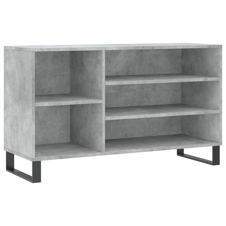 Schoenenkast 102x36x60 cm bewerkt hout betongrijs