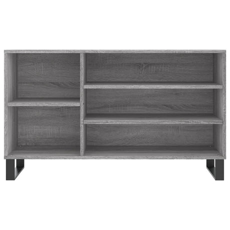 Schoenenkast 102x36x60 cm bewerkt hout sonoma grijs