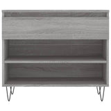 Schoenenkast 70x36x60 cm bewerkt hout sonoma grijs