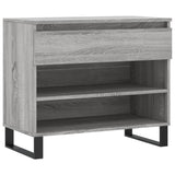 Schoenenkast 70x36x60 cm bewerkt hout sonoma grijs