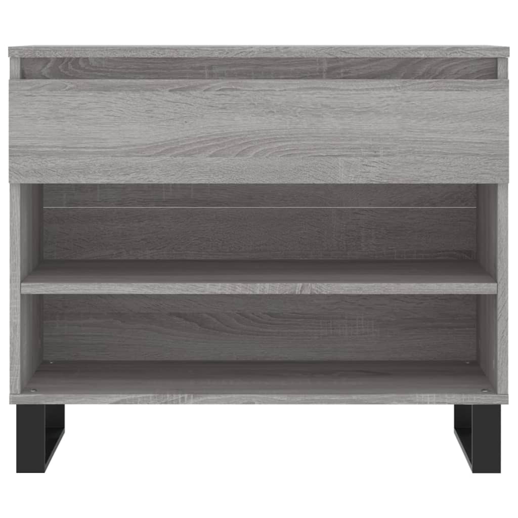 Schoenenkast 70x36x60 cm bewerkt hout sonoma grijs