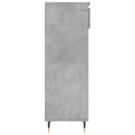 Schoenenkast 40x36x105 cm bewerkt hout betongrijs