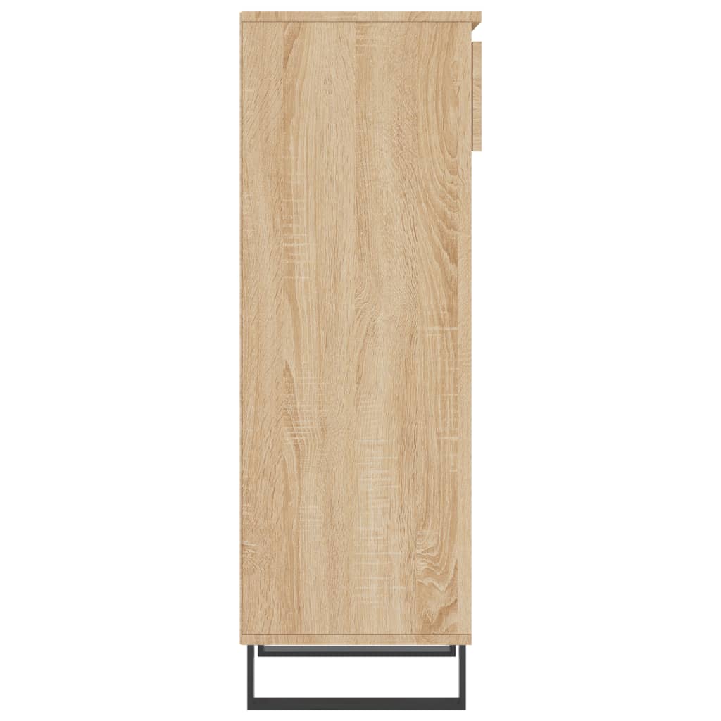 Schoenenkast 40x36x105 cm bewerkt hout sonoma eikenkleurig