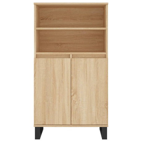 Hoge kast 60x36x110 cm bewerkt hout sonoma eikenkleurig - AllerleiShop