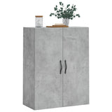 Wandkast 69,5x34x90 cm bewerkt hout betongrijs - AllerleiShop