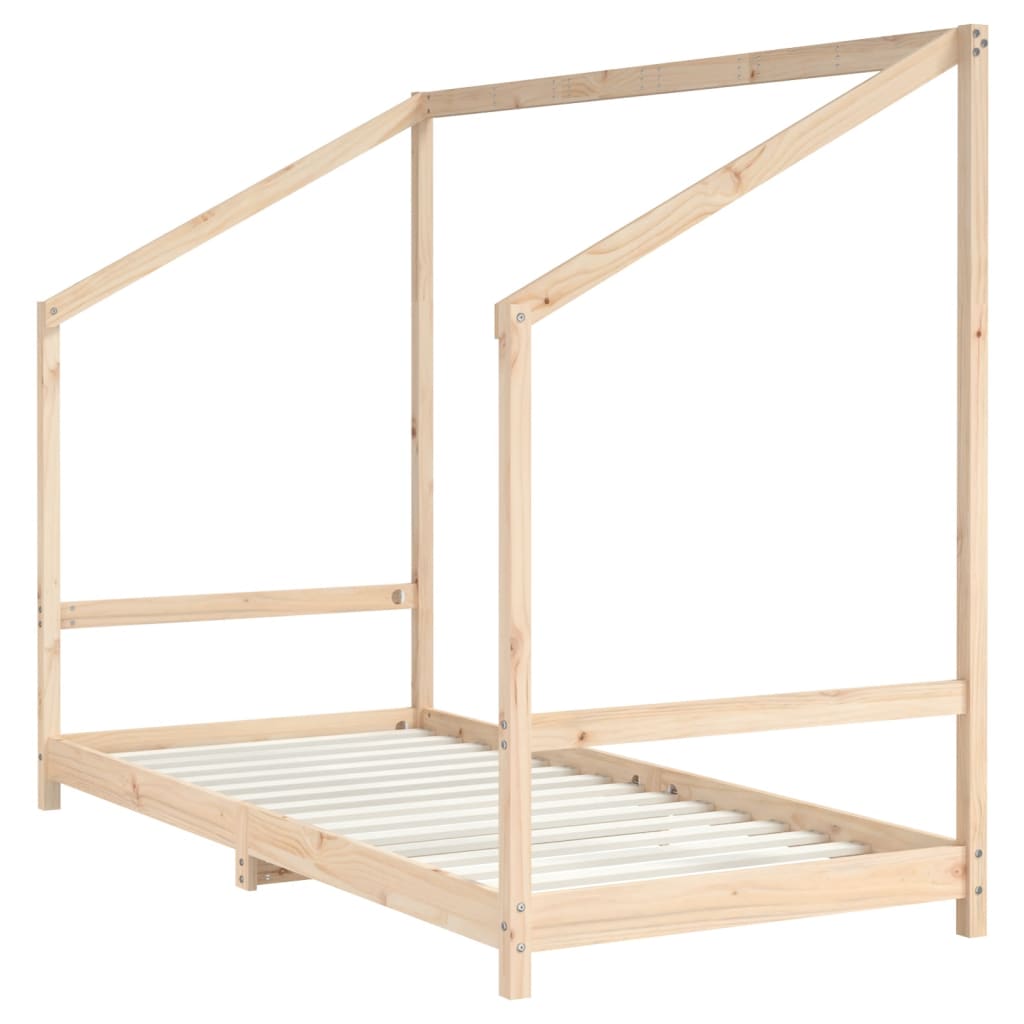 Kinderbedframe 90x200 cm massief grenenhout