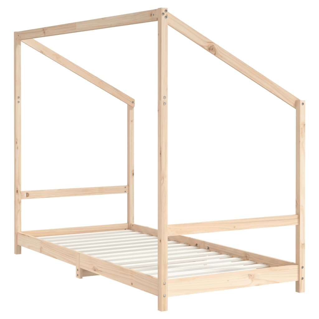 Kinderbedframe 90x200 cm massief grenenhout