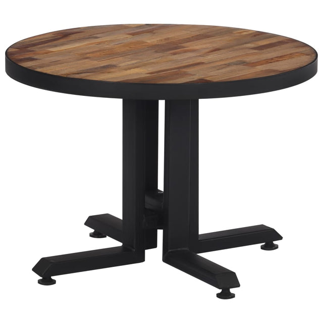 Salontafel rond Ø55x40 cm massief gerecycled teakhout - AllerleiShop