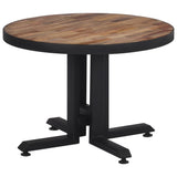 Salontafel rond Ø55x40 cm massief gerecycled teakhout - AllerleiShop