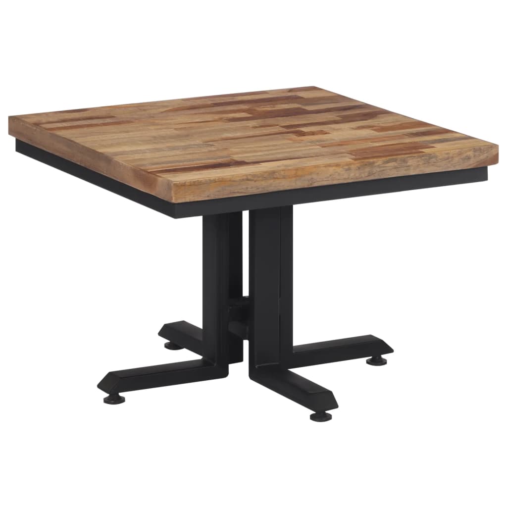 Salontafel 55x55x40 cm massief gerecycled teakhout - AllerleiShop