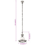 Hanglamp 24x24x137 cm aluminium - AllerleiShop