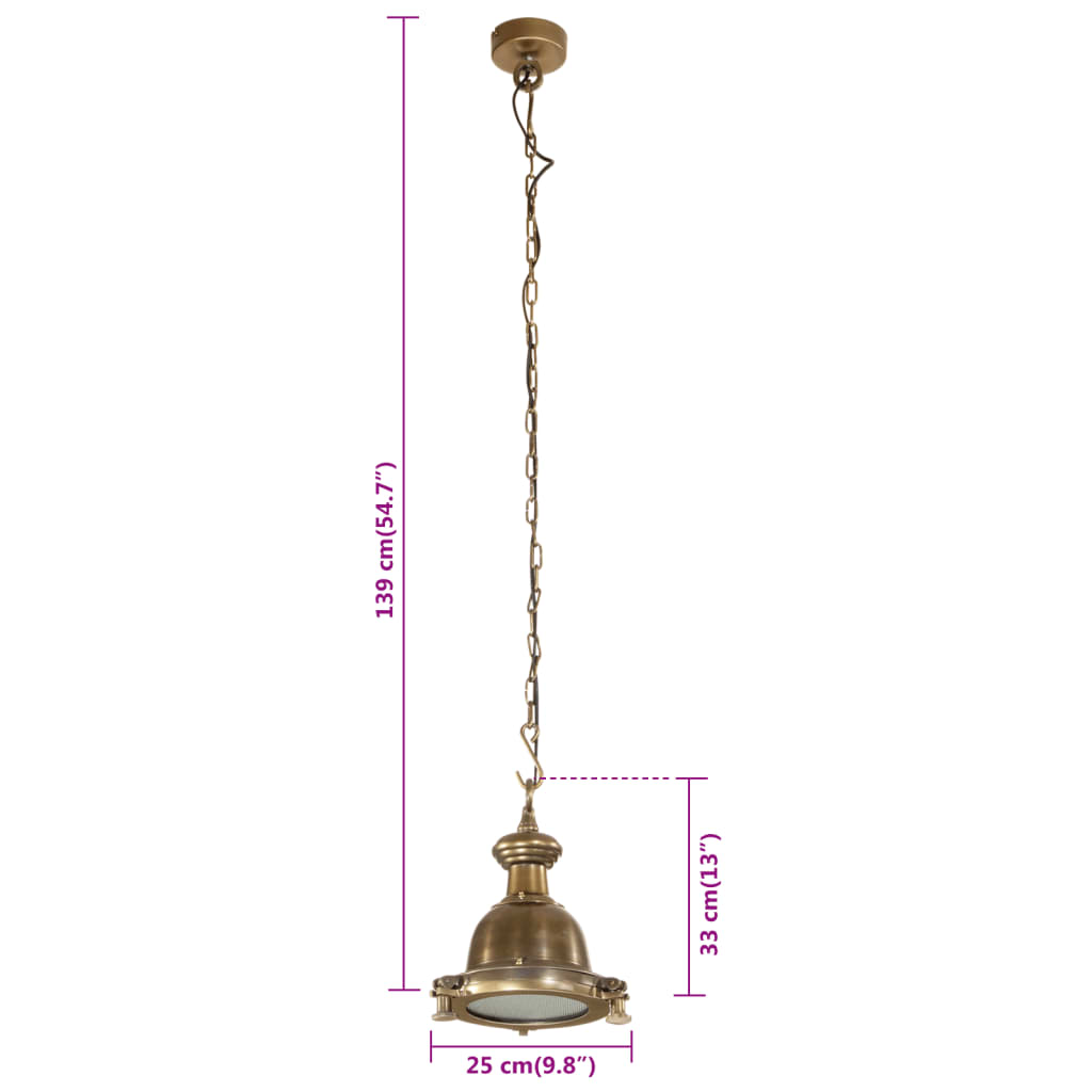 Hanglamp 25x25x139 cm aluminium - AllerleiShop