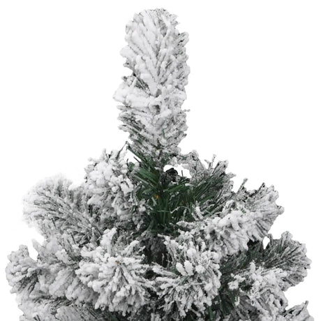 Kunstkerstboom met scharnieren en sneeuw 120 cm - AllerleiShop