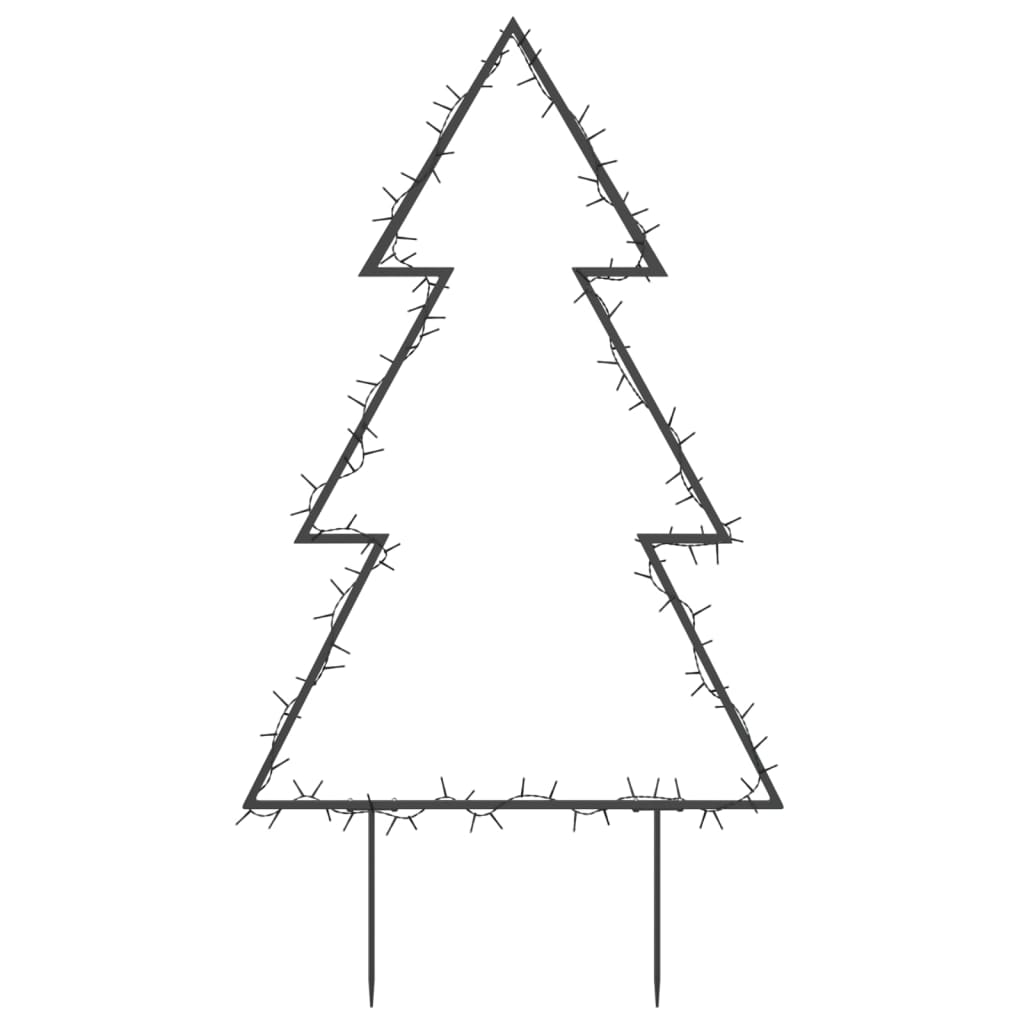 Kerstverlichting kerstboom met grondpinnen 115 LED's 90 cm - AllerleiShop