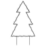 Kerstverlichting kerstboom met grondpinnen 115 LED's 90 cm - AllerleiShop