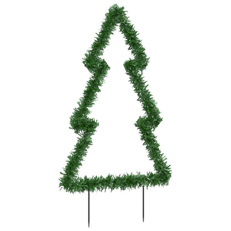 Kerstverlichting kerstboom met grondpinnen 80 LED's 60 cm - AllerleiShop