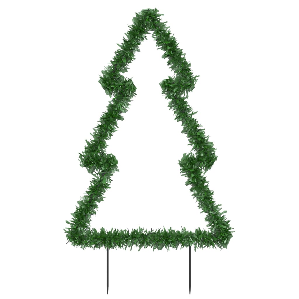 Kerstverlichting kerstboom met grondpinnen 80 LED's 60 cm - AllerleiShop