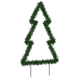 Kerstverlichting kerstboom met grondpinnen 80 LED's 60 cm - AllerleiShop