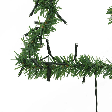 Kerstverlichting kerstboom 3 st met grondpinnen 50 LED's 30 cm - AllerleiShop