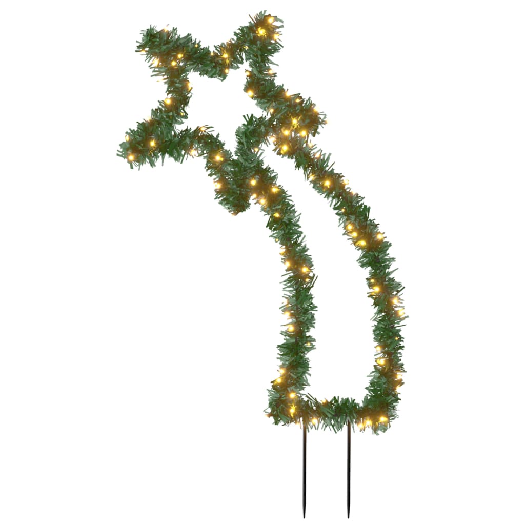 Kerstverlichting meteoor met grondpinnen 115 LED's 89 cm - AllerleiShop