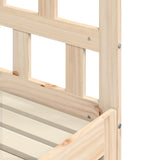 Slaapbank met onderschuifbed 90x190 cm massief grenenhout