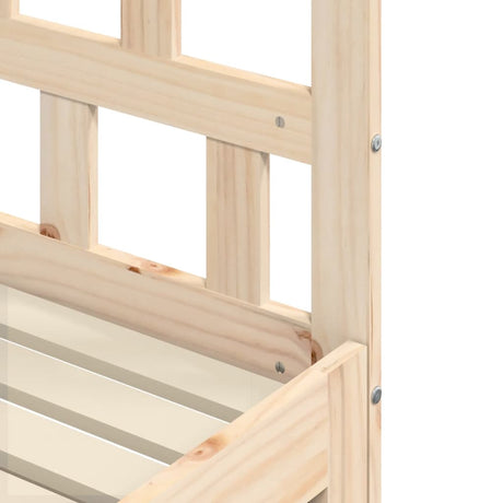 Slaapbank met onderschuifbed 90x190 cm massief grenenhout
