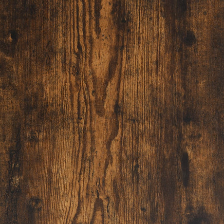 Schoenenrek 90x30x45 cm bewerkt hout gerookt eikenkleurig