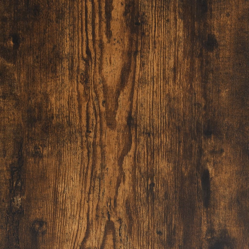 Schoenenrek 60x30x85 cm bewerkt hout gerookt eikenkleurig