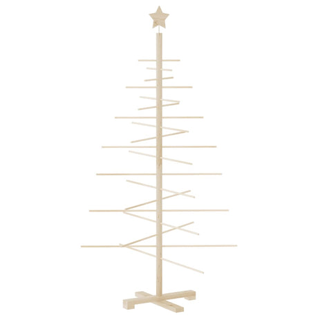 Kerstdecoratie kerstboom 150 cm massief grenenhout - AllerleiShop