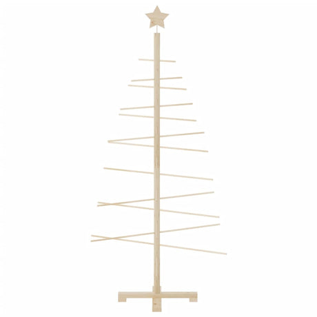 Kerstdecoratie kerstboom 150 cm massief grenenhout - AllerleiShop