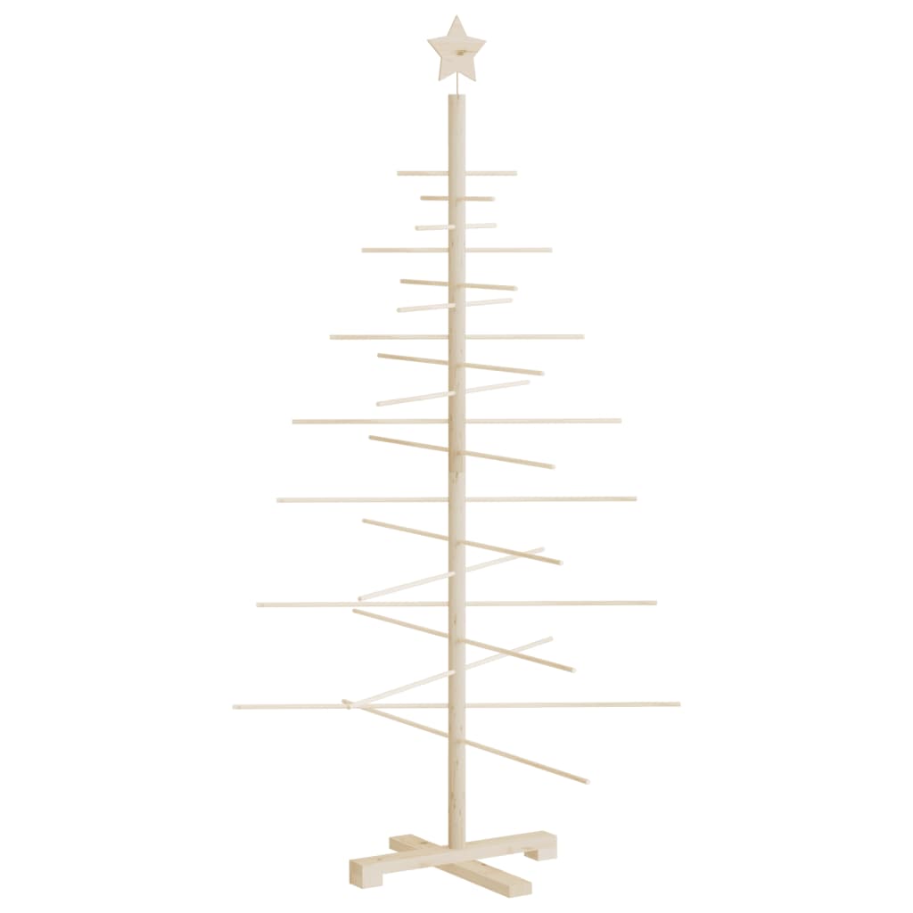 Kerstdecoratie kerstboom 150 cm massief grenenhout - AllerleiShop