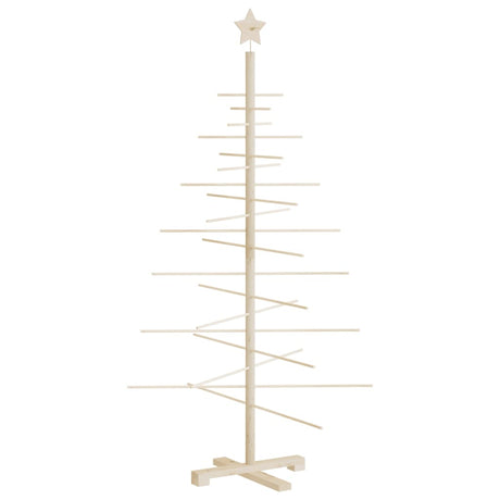 Kerstdecoratie kerstboom 150 cm massief grenenhout - AllerleiShop