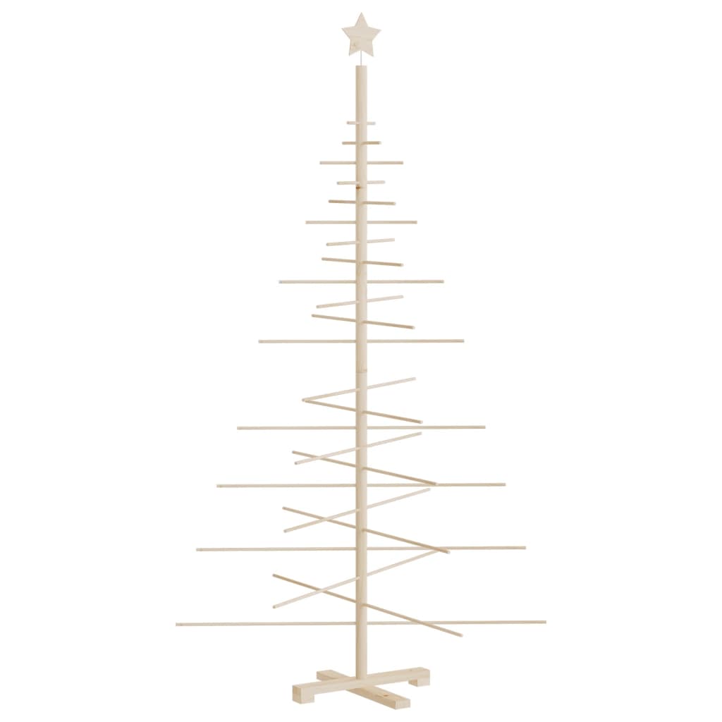 Kerstdecoratie kerstboom 180 cm massief grenenhout - AllerleiShop