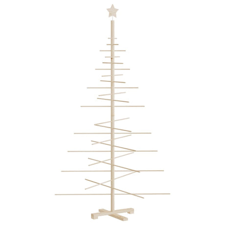 Kerstdecoratie kerstboom 180 cm massief grenenhout - AllerleiShop