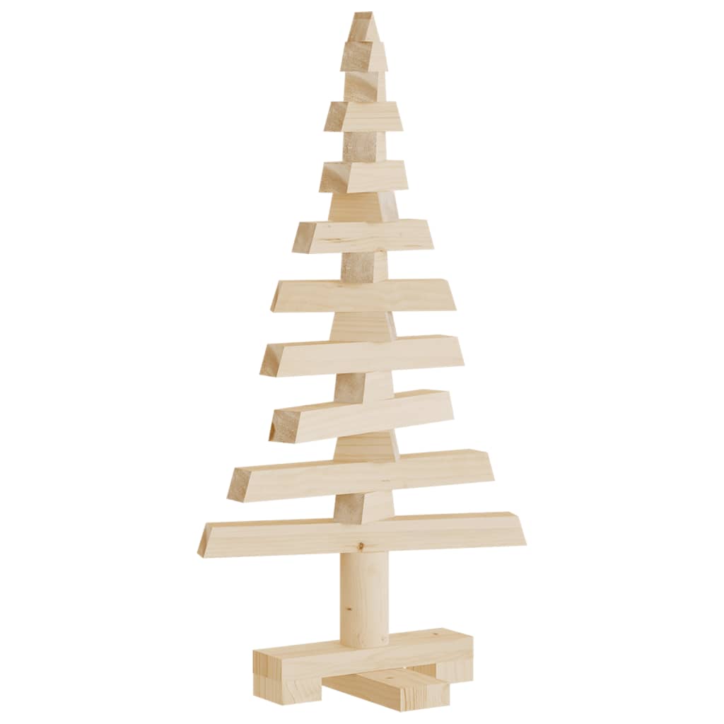 Kerstdecoratie kerstboom 60 cm massief grenenhout - AllerleiShop