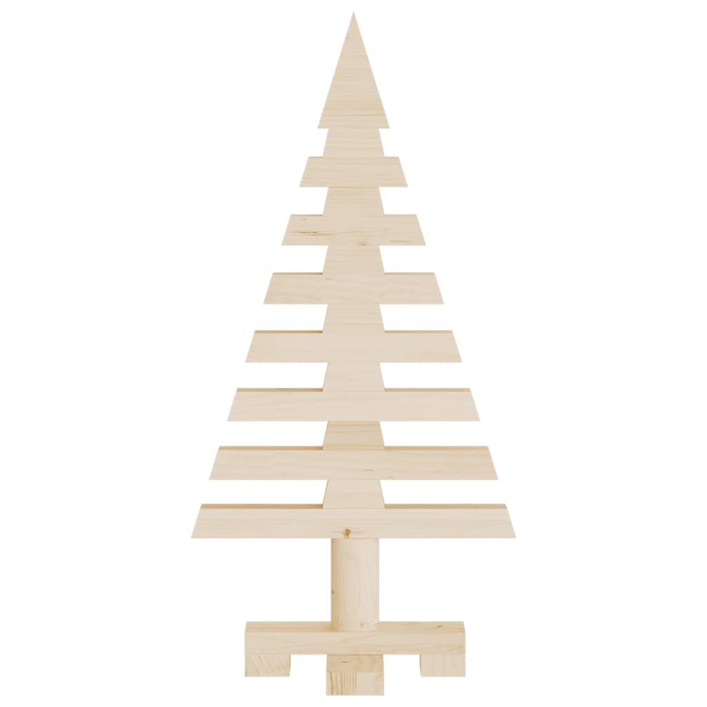 Kerstdecoratie kerstboom 60 cm massief grenenhout - AllerleiShop