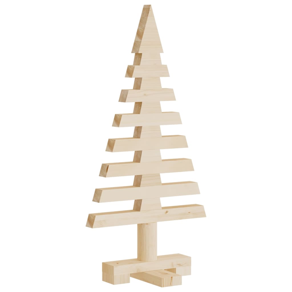 Kerstdecoratie kerstboom 60 cm massief grenenhout - AllerleiShop