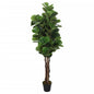 Kunstplant vijgenboom 180 bladeren 150 cm groen - AllerleiShop