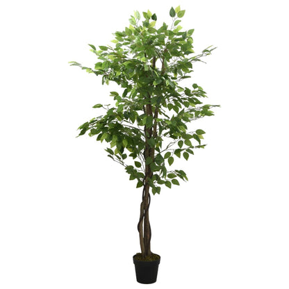 Kunstplant ficus 1260 bladeren 200 cm groen - AllerleiShop