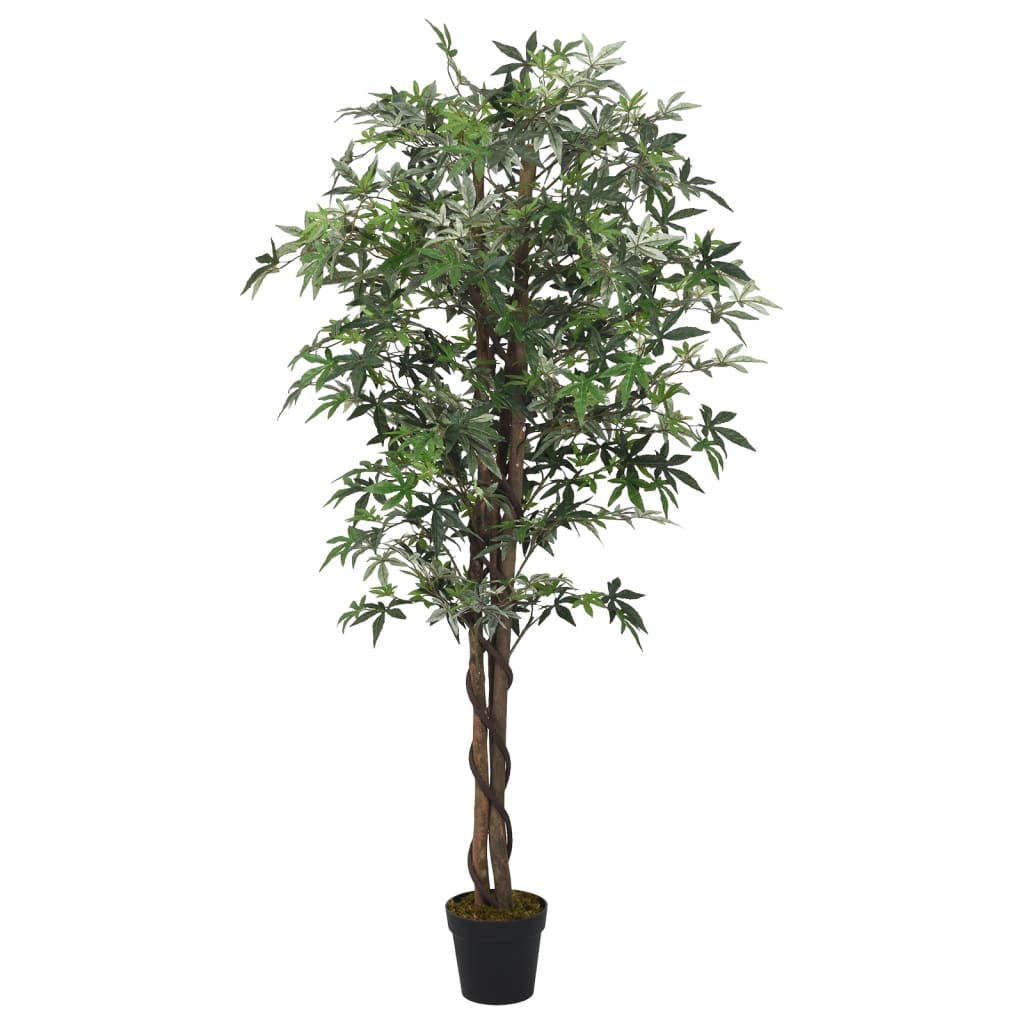 Kunstplant esdoornboom 224 bladeren 80 cm groen - AllerleiShop